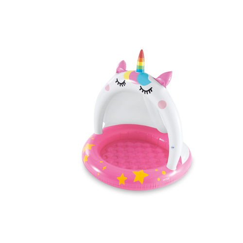 Intex Caticorn Inflatable Baby Pool w/ Built-in Sunshade