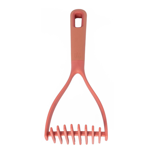 eKu Upcycle Soft Grip Kitchen Potato Masher - Salmon Pink