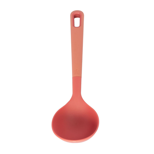 eKu Upcycle Soft Grip Kitchen Ladle Spoon - Salmon Pink