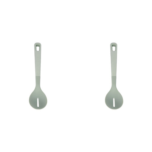 2PK eKu Upcycle Soft Grip Slotted Spoon - Avocado Green