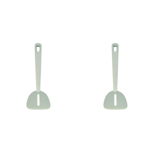 2PK eKu Upcycle Soft Grip Slotted Turner - Avocado Green