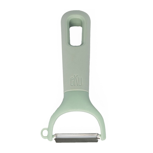 eKu Upcycle Soft Grip Kitchen Y Peeler - Avocado Green