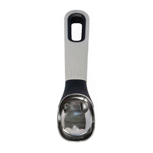 eKu Upcycle Soft Grip Ice Cream Scoop - Caviar Black