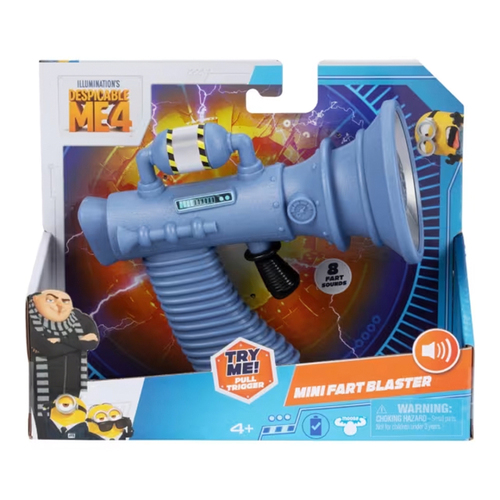 Despicable Me 4 Mini Fart Blaster Kids/Childrens Novelty Toy 4y+