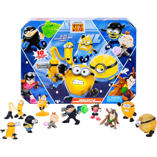 Despicable Me 4 Countdown Calendar Kids/Childrens Figurines 4y+