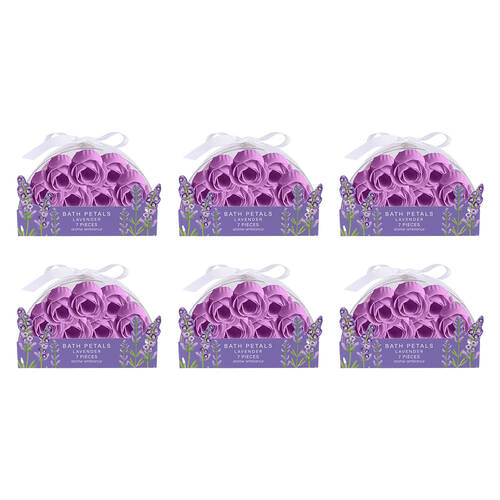 42pc Arome Ambiance Floral Garden Rosettes Soap Bath Petals - Lavender