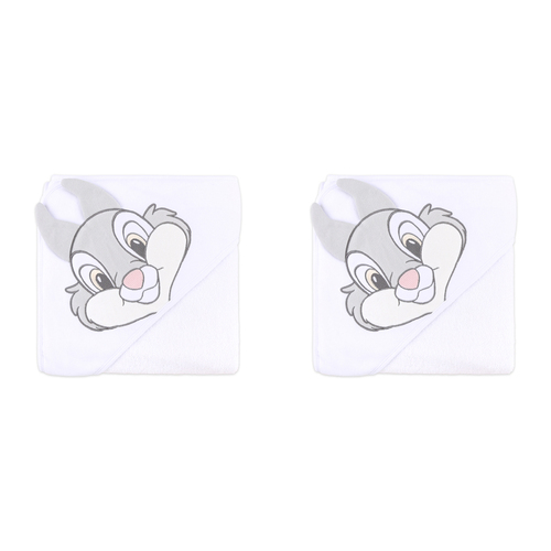 2PK Disney Thumper Soft Hooded Towel Baby Nursery Decor