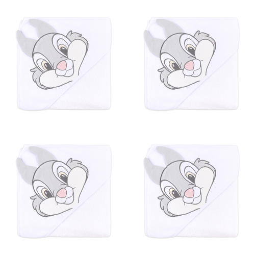 4PK Disney Thumper Soft Hooded Towel Baby Nursery Decor