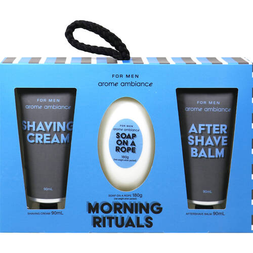 3pc Arome Ambiance Men's Morning Rituals Grooming Set