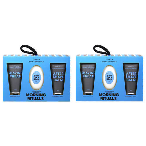 6pc Arome Ambiance Men's Morning Rituals Grooming Set