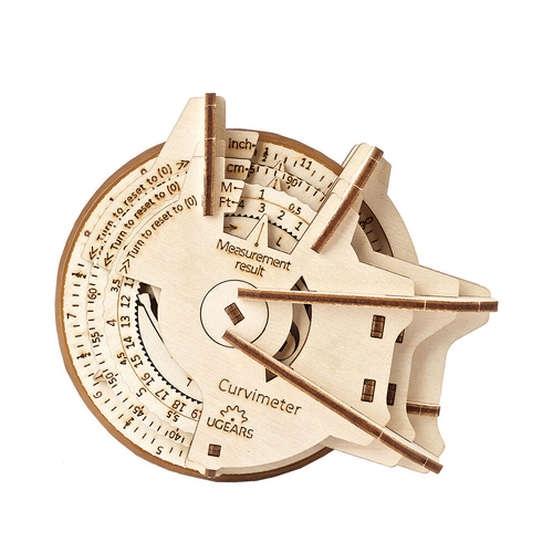 Ugears Stem Lab Curvimeter Mechanical Wooden 3D Puzzle 109pc