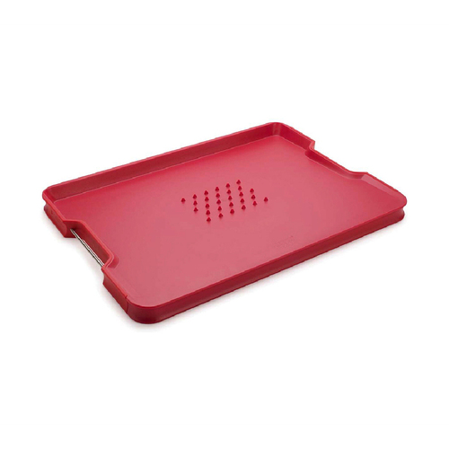 Joseph & Joseph Cut&Carve Plus 41cm Chopping Board Large - Red