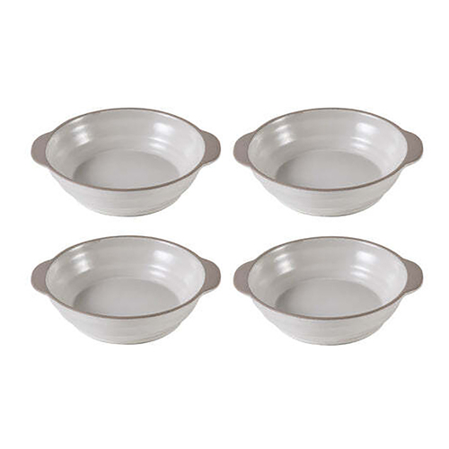 4pc Ladelle Clyde Coconut Gratin Baking Dish