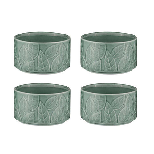 4pc Ladelle Heath Jade Ramekin