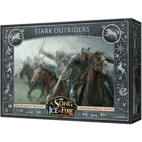 Cmon A Song Of Ice & Fire Miniatures Game Figure Stark Outriders 14y+