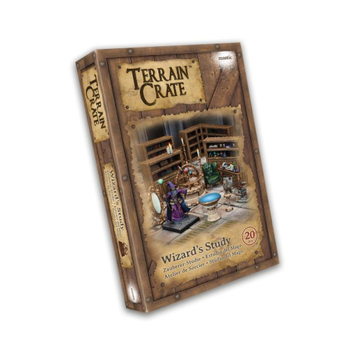 20pc Mantic Games Terraincrate Wizard's Study Miniature Set