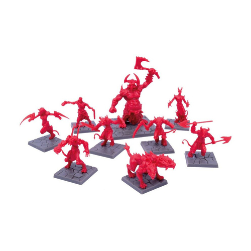 9pc Mantic Games Dungeon Saga Denizens Of The Abyss TTRPG Miniatures Set