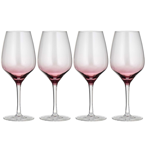 4PK Ladelle Prism 680ml Red Wine Glass Drinkware Set - Plum