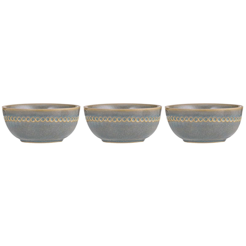 3PK Ladelle Cameo Stoneware 10cm Dip Bowl Round - Sage