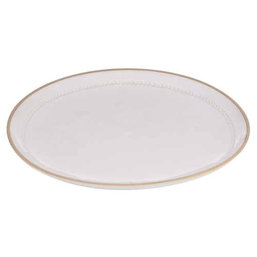 Ladelle Cameo Stoneware 33cm Round Platter - Ivory