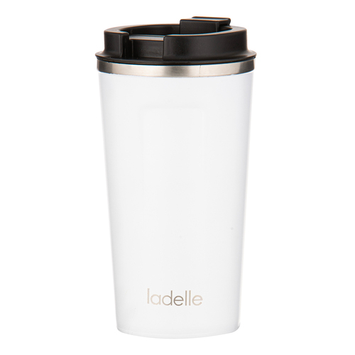 Ladelle Eco Culture Stainless Steel/PP 17cm/500ml Travel Mug - Alabaster