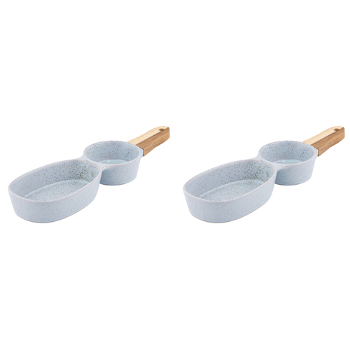 2PK Ladelle Artisan 2-Part Porcelain Serving Stick - Blue