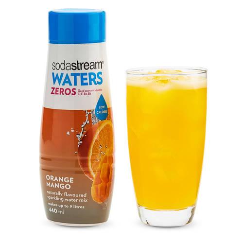 SodaStream Zeros Mix Orange Mango 440ml - Low Sugar