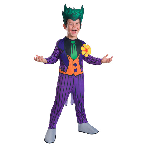 Dc Comics The Joker Classic Boys Dress Up Costume - Size M