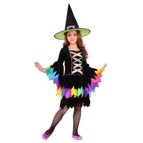 Rubies Rainbow Witch Girls Dress Up Costume - Size S