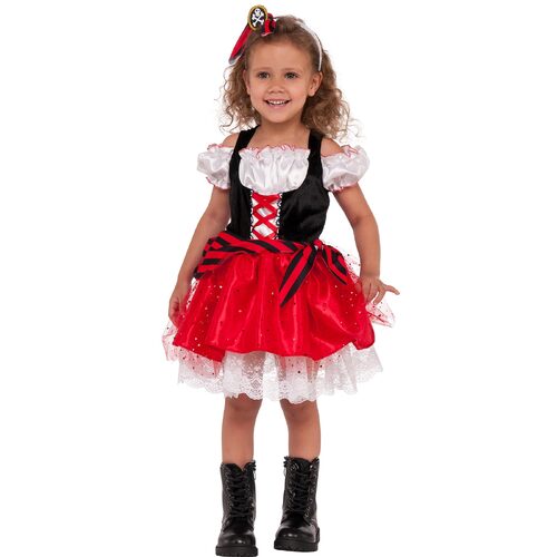 Rubies Sweet Pirate Girls Dress Up Costume - Size S