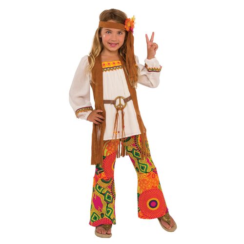 Rubies Flower Child Girls Dress Up Costume - Size M