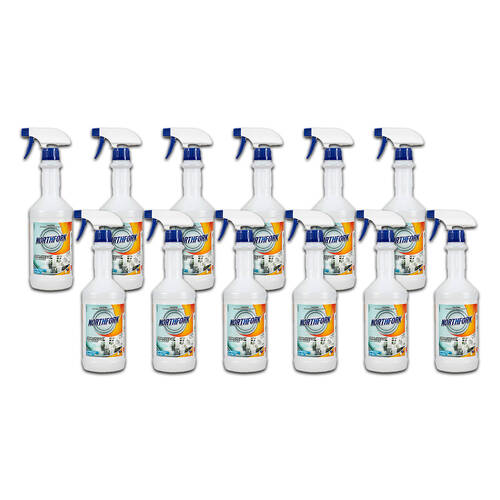 12PK Northfork Fat & Grease Remover Decanting Bottle Spray 750ml