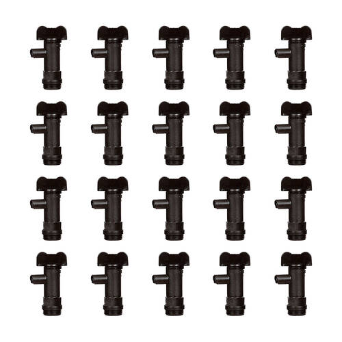 20PK Northfork Drum Tap/Cap For 15L Water Dispensers Black