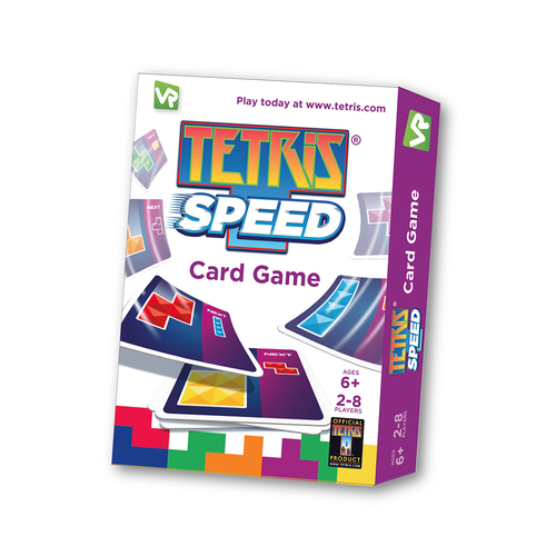 Tetris Speed Action Kids/Adult Children Fun Play Card Game 6+