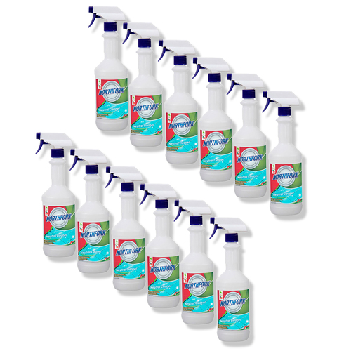 12PK Northfork 750ml Neutral Cleaner Decanting Bottle Spray