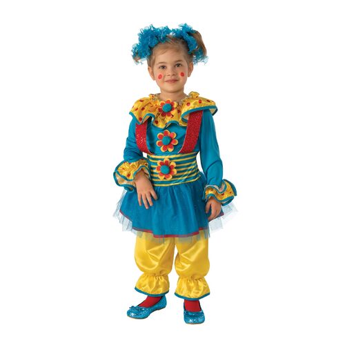 Rubies Dotty The Clown Baby Dress Up Costume - Size Toddler