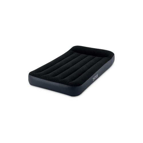 Intex Twin Dura-Beam Pillow Rest Classic Airbed 191x99cm - Black