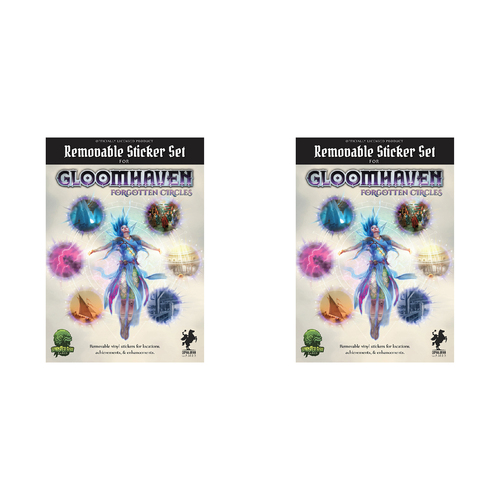 2PK Cephalofair Games Gloomhaven Removable Sticker Set Forgotten Circles