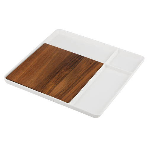 Ladelle Essentials Square Serving Board 29.5cm - White