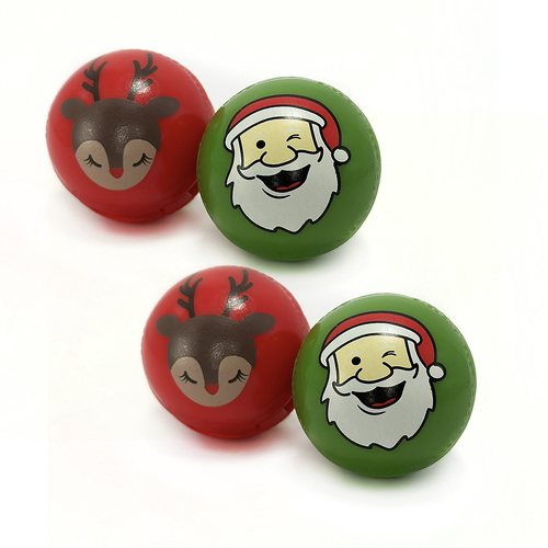 2x Sofsole Xmas Santa & Reindeer 4cm Sneaker Balls Shoe Deodorisers