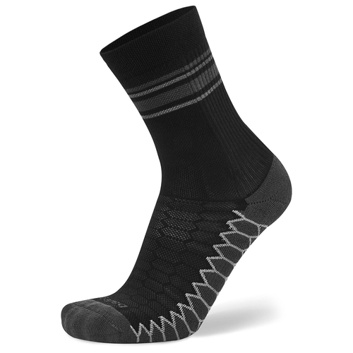 Balega Silver Mini Crew Drynamix Socks W8.5-10/M7-9 M - Black