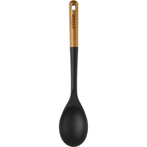 Staub 30cm Silicone Serving Spoon w/ Wood Handle - Brown