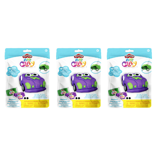 3PK Play-Doh Air Clay Car Racer Kids Art Craft Toy 4y+ Green