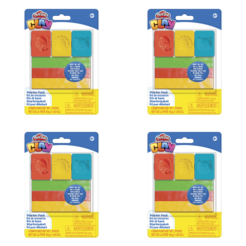 4PK Play-Doh Shape n' Mold Clay Starter Pack Kids Art Craft Toy 4y+