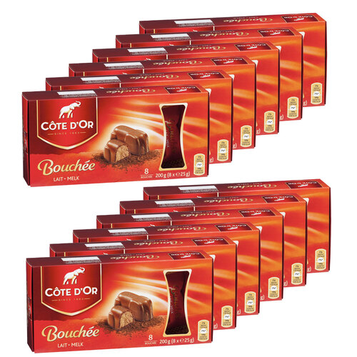 12pc Cote D'Or Bouchee Milk 8x25g Chocolate Confectionery