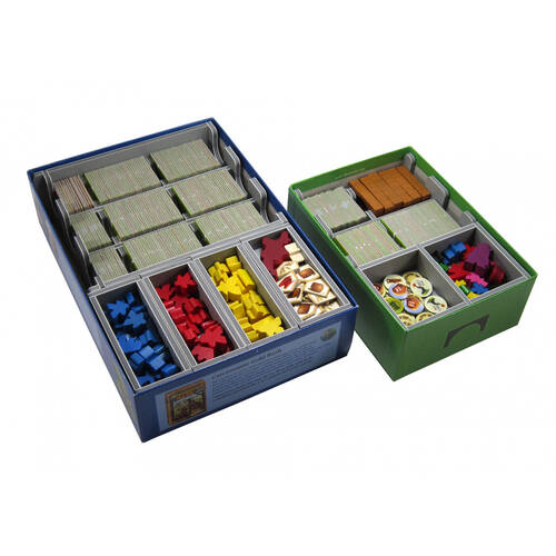 Folded Space Game Box Inserts Organiser For Carcassonne RPG