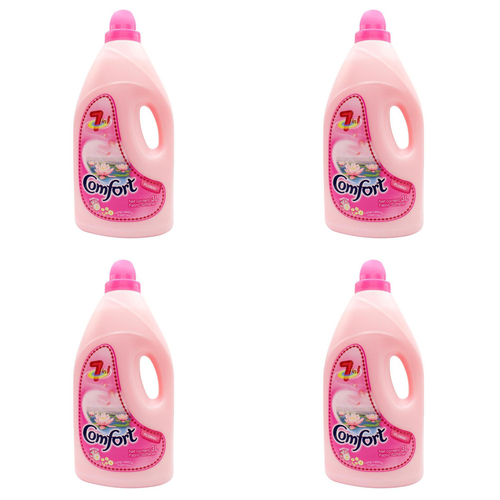 4PK Comfort Fabric Softener Floral Fragrance Long-Lasting Freshness 3L