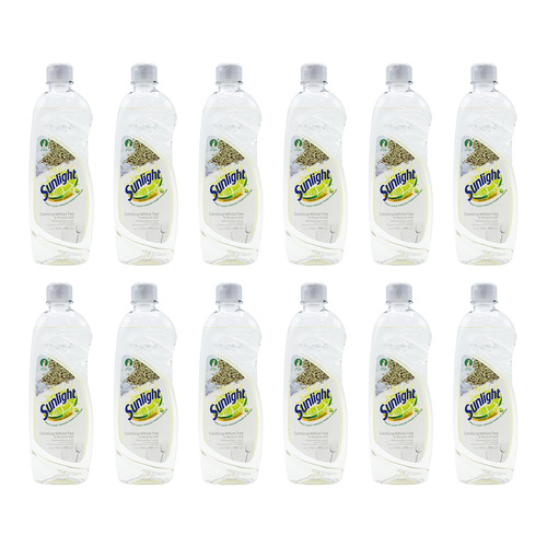 12PK Sunlight 400ml Dishwashing Liquid Calming White Tea & Mineral Salt