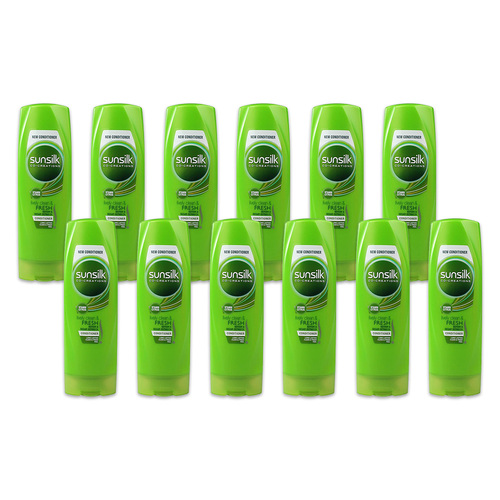 12PK Sunsilk 160ml Co Creations Lively Clean & Fresh Conditioner 