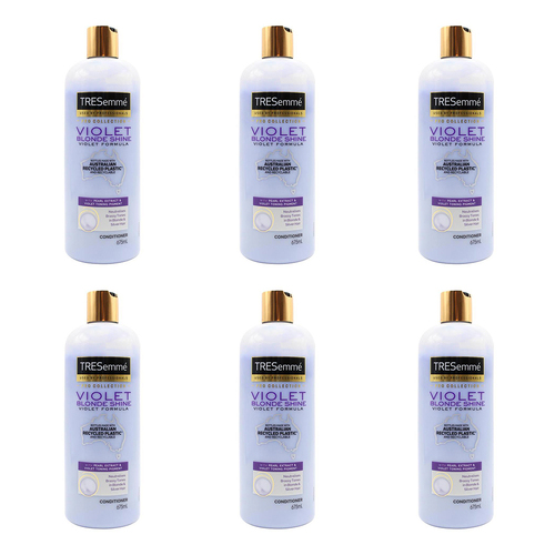 6PK Tresemme 675ml Violet Blonde Shine Hair Care Conditioner